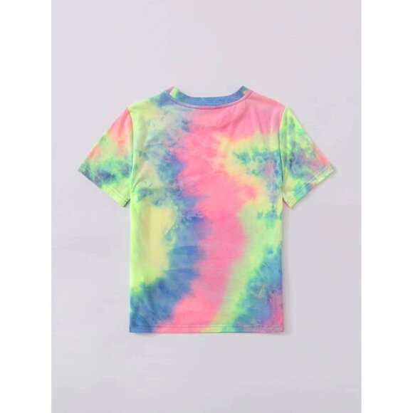 NWT SHEIN EZ wear Tie Dye Tee Size‎ XL - Picture 2 of 8